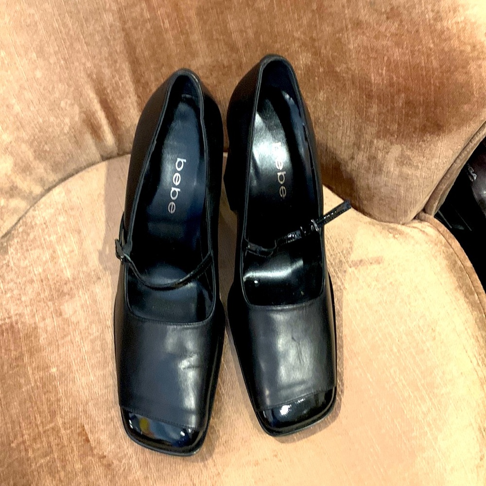 Size 8 Black Bebe Heels Brand New
